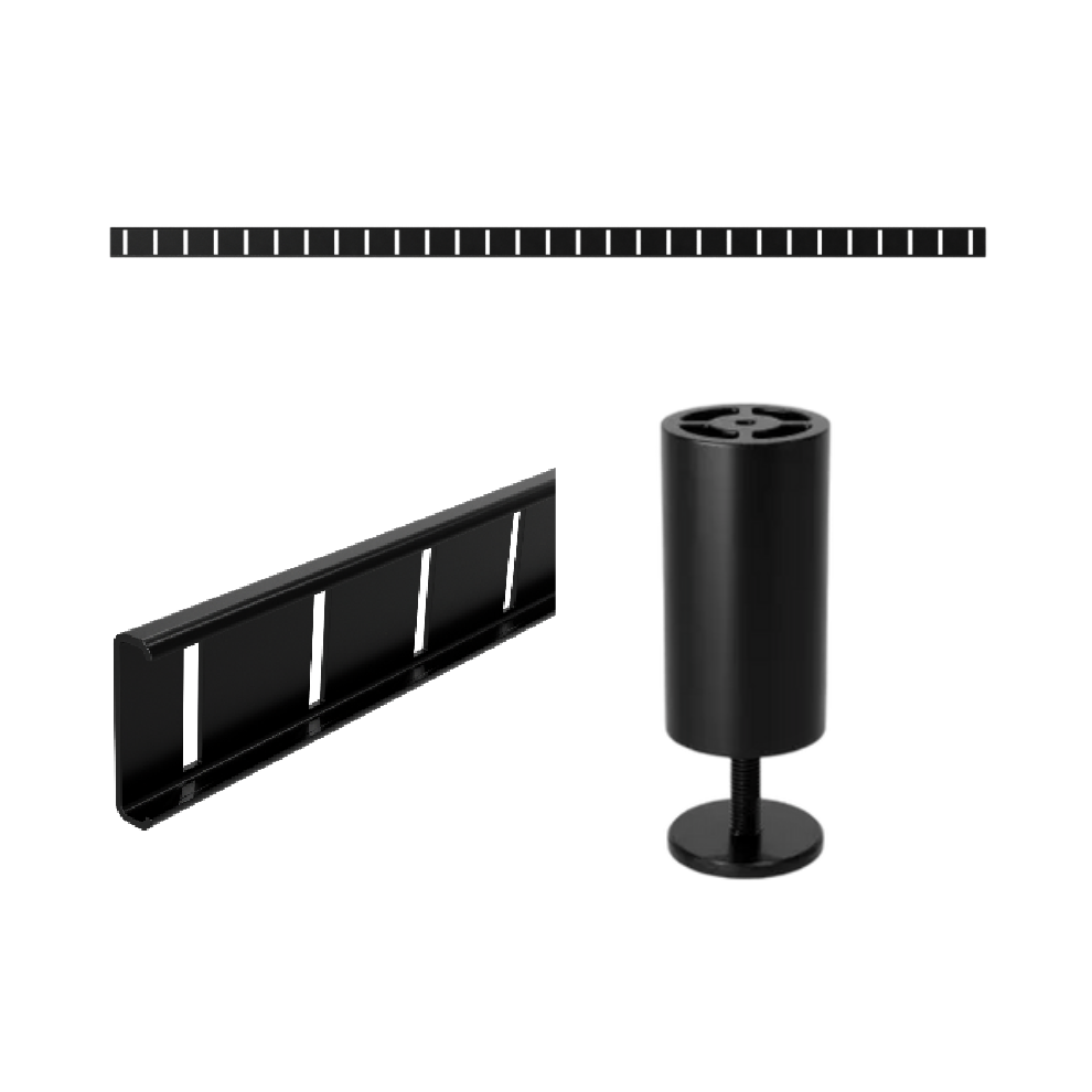 3m Top & Bottom Rail Kit